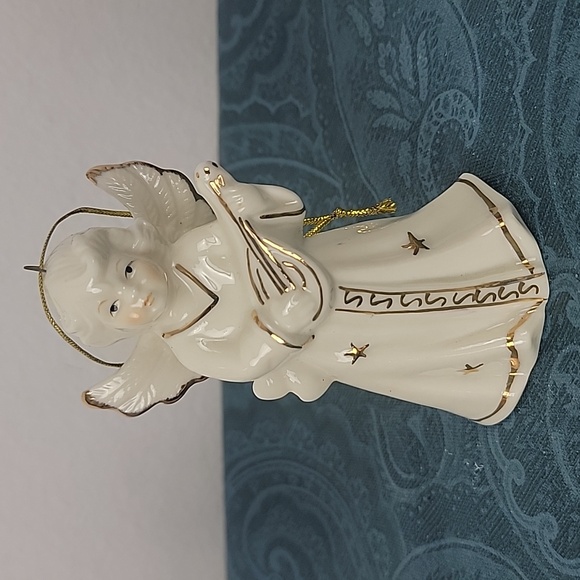 Christmas Bell Angel Ornaments Lot Of 3 - Picture 9 of 10